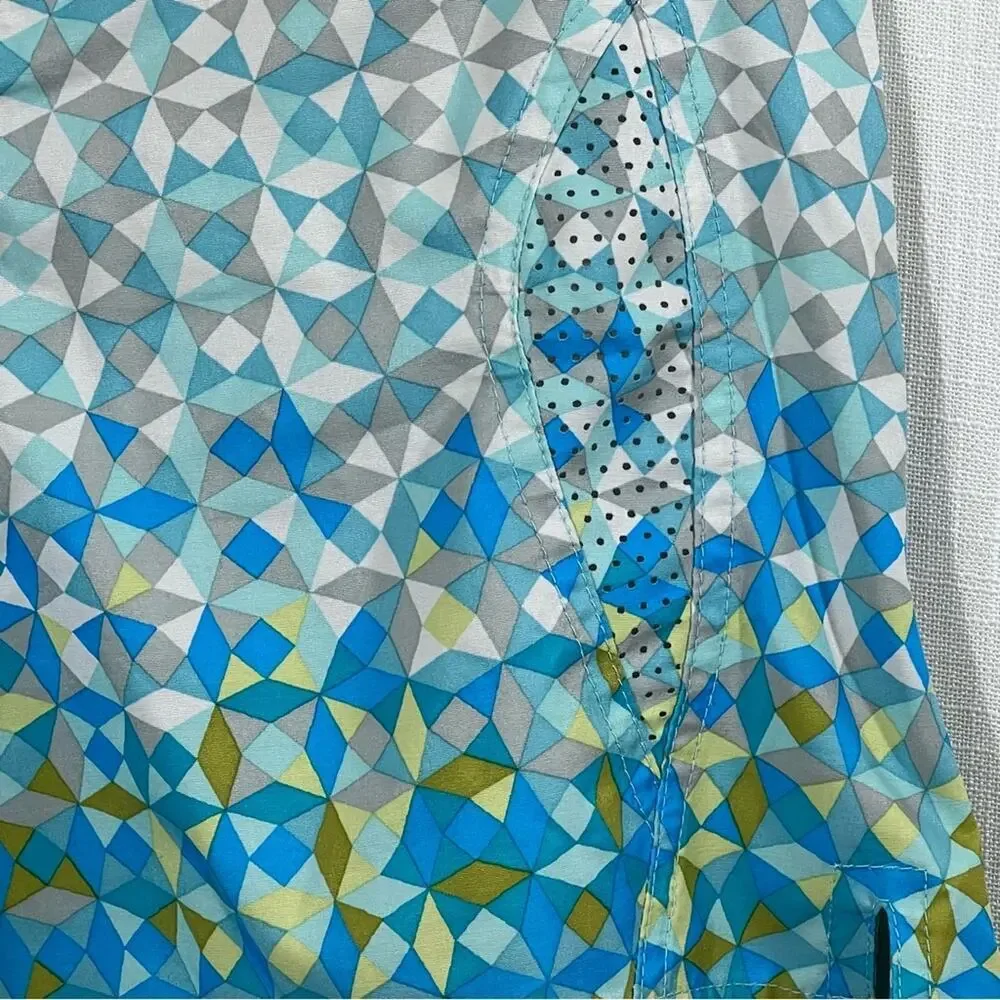 Columbia Omni Shield Omni Shade Drainmaker Abstract‎ Patterned Shorts Sz 10